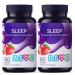 LIVS Sleep Gummies with Melatonin & Magnesium | Serenity Sleep Aid Gummy for Kids & Adults | Gluten Free Vegan Non-GMO Sleeping Gummies for Calm & Deep Restful Sleep | melatonin 3mg Per Dose 120 Ct Sleep Gummeis 60 Count