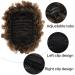 Short Kinky Curly Afro Puff Drawstring Ponytail Extension | T1B-30# | Large Size (90g) - Buy Online on GoSupps.com