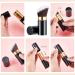 2 Piece Retractable Kabuki Brush Set for Makeup Application | Portable Angled Brushes with Cover for Foundation, Blush, Bronzer | Ideal for Travel | Suitable for Powder, Cream, and Liquid Cosmetics - Buy Online on GoSupps.com