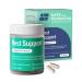 Rest Support Magnesium Supplement - Magnesium for Sleep - Non-Habit Forming Sleep Aid with Magnesium Glycinate & L-Theanine 60 Capsules - by Sleep is the Foundation