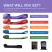 CFX Fitness Bands Set - 5 Resistance Bands Door Anchor & Training Guide for Yoga Stretching & Strength Training | 8 Piece Kit - Buy Online on GoSupps.com