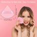 FRAGLOW Powder Puffs - 6 Soft Triangle Makeup Puff Set for Loose & Mineral Powder | Velour Foundation Blender Sponge | Beauty Tools (Pink - Buy Online on GoSupps.com