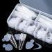 BNG 108-Piece French Forms Sticker Set - Nail Gel Duet System with Reusable Silicone Pads for Perfect French Manicure - Buy Online on GoSupps.com