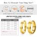 JEROOT Magnetic Rings for Men & Women | 8mm Black Titanium & 5mm Silver Pure Titanium | Healing Jewelry with 3500 Gauss Magnets - Buy Online on GoSupps.com