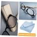 FOMIYES 50pcs Flannel Wiping Cloths - Premium Eyeglass & Lens Cleaning Rags | Double-Sided Microfiber Cleaning Wipes for Glasses | Ideal Gift for Vision Care - Buy Online on GoSupps.com