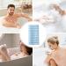 Exfoliant pour le corps deux serviettes en tissu exfoliant pour le corps | Serviette de douche s re et douce pour chambres voyages voyages d'affaires maison Bleu (Blue Stripes) - Buy Online on GoSupps.com