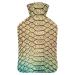 Dragon Scale Hot Water Bottle With Cover Plush Bed Bottle Hand Warmer For Adults And Children 26.5X15.3cm