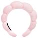Spa Headband for Women Sponge Headbands Cloth Hairband for Women Girls Fashion Hair Hoop Hair Accessory Head Wraps for Spa Wash Face Makeup Yoga(Pink)