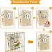 CooShou Parakeet Nest Box - Wooden Acrylic Transparent Breeding House for Lovebirds, Cockatiels, Budgies, Conures, Parrots - Buy Online on GoSupps.com