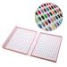 Nail Display Chart | 216 Colors Gel Polish Color Card with 240 Tips | Nail Art Salon Set - Pink - Buy Online on GoSupps.com