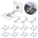 ERPMLYO 20 sets of child locking cabinet tilting protection Furniture-wall anchor furniture wall anchor furniture tilting control set without drilling anti-tipping furniture straps wall attachment for baby-proofing and pet protection