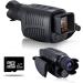 VABSCE Digital Night Vision Monocular | 1080p Full HD | Long Distance Infrared | Hunting, Camping, Surveillance | 32GB SD Card - Buy Online on GoSupps.com