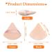 4 Pieces Triangle Makeup Powder Sponge Set - Soft Loose Powder Puff for Wet & Dry Makeup - Perfect Complexion Tool - Buy Online on GoSupps.com
