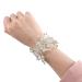 Ayliss Women's Crystal Rhinestone Pearl Wedding Headband & Necklace Set - Handmade Bridal Hair Accessories in Silver - Buy Online on GoSupps.com
