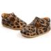 Baby Girl's First Walking Shoes | Mary Jane PU Leather Anti-Slip Princess Shoes | Infant Baby Shoes 6-12 Months | D Leopard - Buy Online on GoSupps.com