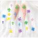 Mixed 20pcs Black Cross Nail Charm 3D Nail Charms Nail Art Craft Nail Decorations (Colorful)