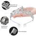 Halloween Silver Rhinestone Crown for Women - Perfect for Weddings, Birthdays, Parties - Princess Queen Tiara with Combs - 1 Pack - Buy Online on GoSupps.com