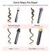 Le Angelique 1 Inch Ceramic Curling Wand - Beach Waves & Curls | 25mm Clipless Hair Curler with Glove & Clips | 450F Heat | Dual Voltage - Tiffany Blue - Buy Online on GoSupps.com