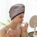 Christmas Fir Tree & Snowflake Hair Towel Wrap - Super Absorbent Coral Velvet for Long Curly Thick Hair | Quick Dry Microfiber Cap - Buy Online on GoSupps.com