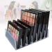 Acrylic Clear Eyeshadow Palette Organizer 7 Sectons Makeup Palette Organizer for Bathroom Countertops Vanities Type a