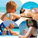 Sun Protection Applicator for Children - Sunscreen Brush & Sunblock Buddy with Caps | Travel-Friendly Lotion Applicator - Buy Online on GoSupps.com