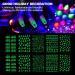 Luminous Nail Sticker 10 Sheets Halloween Theme Nail Art Decals Sticker 3D Self-Adhesive Fluorescence Nail DIY Sticker Manicure Decoration Tools - Buy Online on GoSupps.com