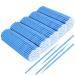 Jeffouoo 500 pieces of micro-applicant brushes headbearable ultra-fine eyelash extension microbursten mascara sticks applicator micro-brush eyelash brush for make-up and cleaning dark blue 2 dark 2.5mm