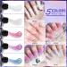 Morovan Poly Gel Nail Kit with UV Light Starter Kit - Professional Gradient Gel Poly Nail Kit for Beginners - Includes 5 Poly Gel Nail Colors and 3 Gel Polish Slip Solution - DIY Nail Builder Nails Gel Set - Cat Eye Effect Included - Buy Online on GoSupps.com