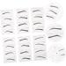 DOITOOL 6 Pcs Makeup Tools Ladies Suits Women Eyebrow Template Eyebrow Card Make up Girl Eyebrow Pencil - Buy Online on GoSupps.com