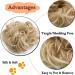 SEGO Hair Part Dutt Hair Tie - Voluminous Hair Extensions for Updos | Dark Blonde & Blond #18H613-1 | 50g & 30g - Buy Online on GoSupps.com