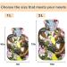 Naanle Cherry Blossom Squirrel Heat Bottle | 1L Transparent Hot Water Bottle for Pain Relief & Cold Therapy - Buy Online on GoSupps.com
