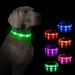 Masbrill LED Dog Collar - Luminous Waterproof Safety Collar with 3 Flashing Lights for Small Medium & Large Dogs (Adjustable 28-40cm/11-15.7in) - Green - Buy Online on GoSupps.com