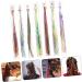Beaupretty 7 Sets Colored Hair Rope Hair Braiding Rope Wigs Colored Braided Wigs Highlights Glitter Extensions Braid Headdress Fairy Headpiece Child Polyester To Weave Braid Rope - Buy Online on GoSupps.com