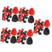 Alipis 150 Pcs Simulated Raspberry Ornaments Home Decor Raspberry Shaped Decoration Models Artificial Raspberry Photo Prop Raspberry Artificial Fruits Household Toy Soft Pvc Child As Shownx5pcs 2.50X2.00X2.00CMx5pcs