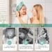 FAISOTY 3Pcs Microfiber Hair Towel for Kids - Quick Drying Hair Towel with Button - Ideal for Wet Hair Drying - Kids/Girls/Women - Buy Online on GoSupps.com