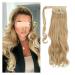 Hair Extensions Messy Curly Bun Extension Wig Wavy Ponytail Pompadour Ponytail Extension Cord Hair Extensions Curl Clips Synthetic Bun Hair Pieces For Women (Color : 05 Size : 22inches) 22inches 05