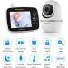 Baby Monitor with Remote Pan-Tilt-Zoom Camera  3.5 Large Display Video Baby Monitor with Camera and Audio |Infrared Night Vision |Two Way Talk | Room Temperature| Lullabies and 960ft Range (V2) - Buy Online on GoSupps.com
