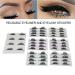 28 Pairs Reusable False Eyelashes - 7 Colors Makeup Stickers for Women & Girls | International Shipping - Buy Online on GoSupps.com