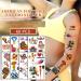 60pcs Temporary Tattoos: Waterproof Body Art Stickers for Fan Games & Events - Football Designs for Boys, Girls, Men, Women - Party Favors & Scholl Rewards - 10 Sheets - Buy Online on GoSupps.com