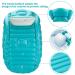 Inflatable Baby Bath Tub Portable Foldable Travel Mini Swimming Pool Helps Infants to Toddler Tub (Blue) - Buy Online on GoSupps.com