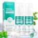2Pcs Toothpaste Whitening Foam,Citrus Baking Soda Toothpaste,Ultra-fine Mousse Foam Deeply Cleaning Gums,Stain Removal,Easy to Use, Oral Care-Toothpaste Replacement Natural Mouth Wash Water (2 x 60ml)