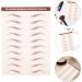  Didiseaon Didiseaon 3 Sheets Waterproof 4D Eyebrow Tattoo Sticker Hair Looking Eyebrow Transfer Stickers Temporary Tattoos For Women Men - Buy Online on GoSupps.com