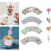 jojofuny 3 Sets Cake Surrounding Cards Hawaiian Cupcake Paper Beach Wrapping Paper Tropical Cupcake Hawaiian Party Nativity Decor Flamingo Happy Birthday Cake Cupcake Cups Christmas Plug-in Assorted Colorx3pcs 8X5.2CMx3pcs - Buy Online on GoSupps.com
