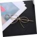 FRCOLOR metal hairclip bowknot hairpin hair clips metal Bridal hair stick Metal Bowknot Clip women hair pin barrettes for girls hollow-out hair stick self made hair accessories bride - Buy Online on GoSupps.com