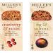 Artisan Cheese Biscuit Variety 2 Pack - Contains Millers Toast Cranberry & Raisin Fig & Sultana (2 x 100g) Thin and Crispy Fruit Toasts - Buy Online on GoSupps.com