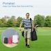 Premium Portable Shoe Bag for Golf & Soccer | 3 Zipper Design | Unisex Sports Footwear Organizer (Black) - Buy Online on GoSupps.com