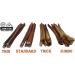 Bully Sticks - Low Odour - **12" Thin - 20 Pack Minimum** - Premium Single Ingredient Dog Chew - 100% Beef - All Natural/Organic - Dental Care - Rawhide Free - Buy Online on GoSupps.com