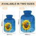 2L Heat Bottle - Durable Hand Warmers for Neck & Shoulder Pain Relief | Sunflower & Blue Butterfly Designs - Buy Online on GoSupps.com