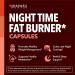 Night Time Fat Burner Metabolism Booster | Appetite Suppressant & Supplement to Support Weight Loss | 120 Weight Loss Supplement Pills for Men 120 Count (Pack of 1) - Buy Online on GoSupps.com