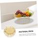 KICHOUSE Tall Fruit Bowl Dessert Trays Fruit Serving Holder Dessert Storage Holder Snack Party Supplies White 25.3X25.3X12.3CM - Buy Online on GoSupps.com